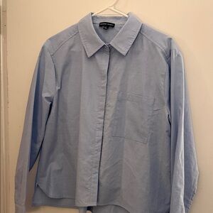Light blue button down shirt